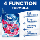 Bloo Power Active flower rim blocks 2x50g, imported from the UK