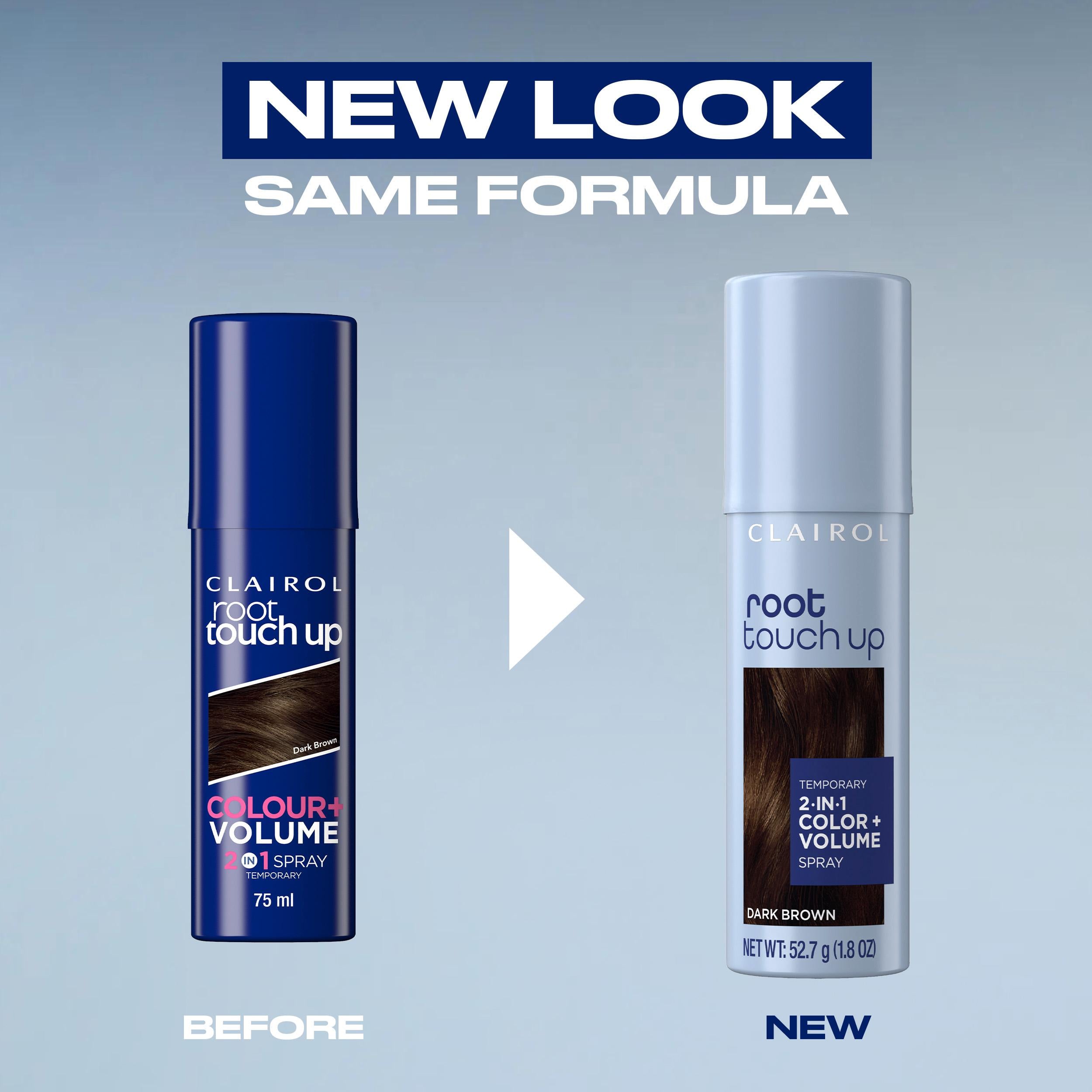 Clairol Root Touch-Up black temporary spray 75ml (British brand)