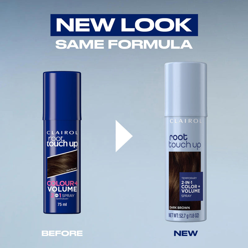 Clairol Root Touch-Up black temporary spray 75ml (British brand)