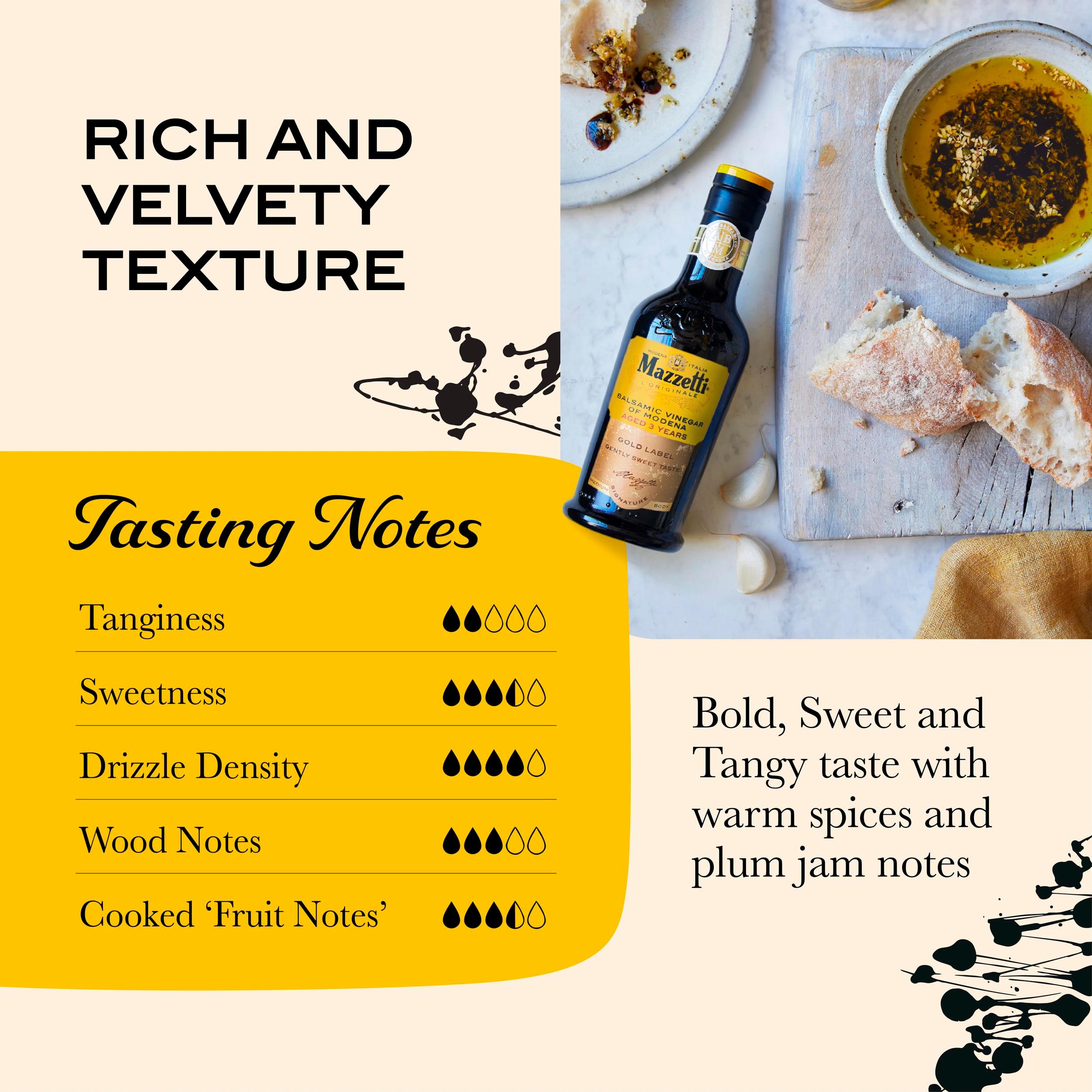 Mazzetti Balsamic Vinegar of Modena Gold Label 250ml - British product