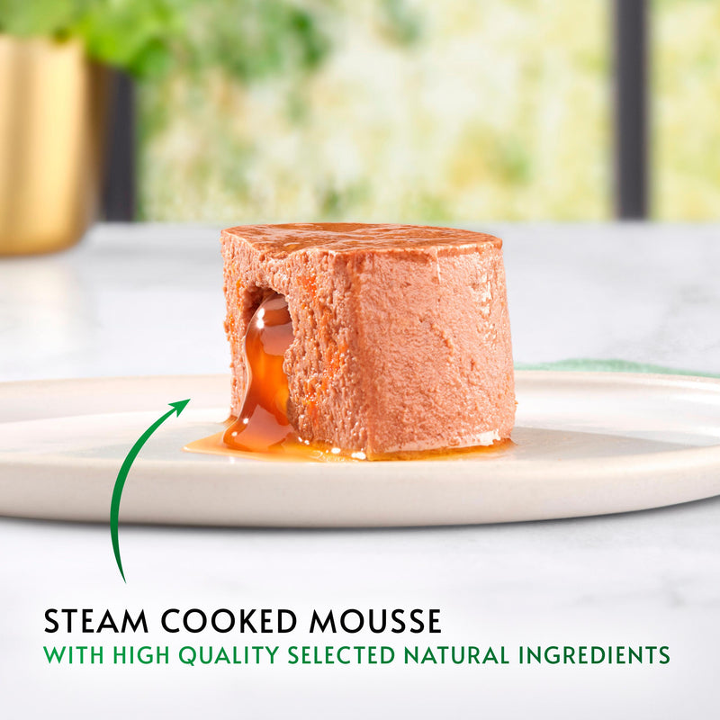 Gourmet cat food mousse with gravy heart 85g, UK version