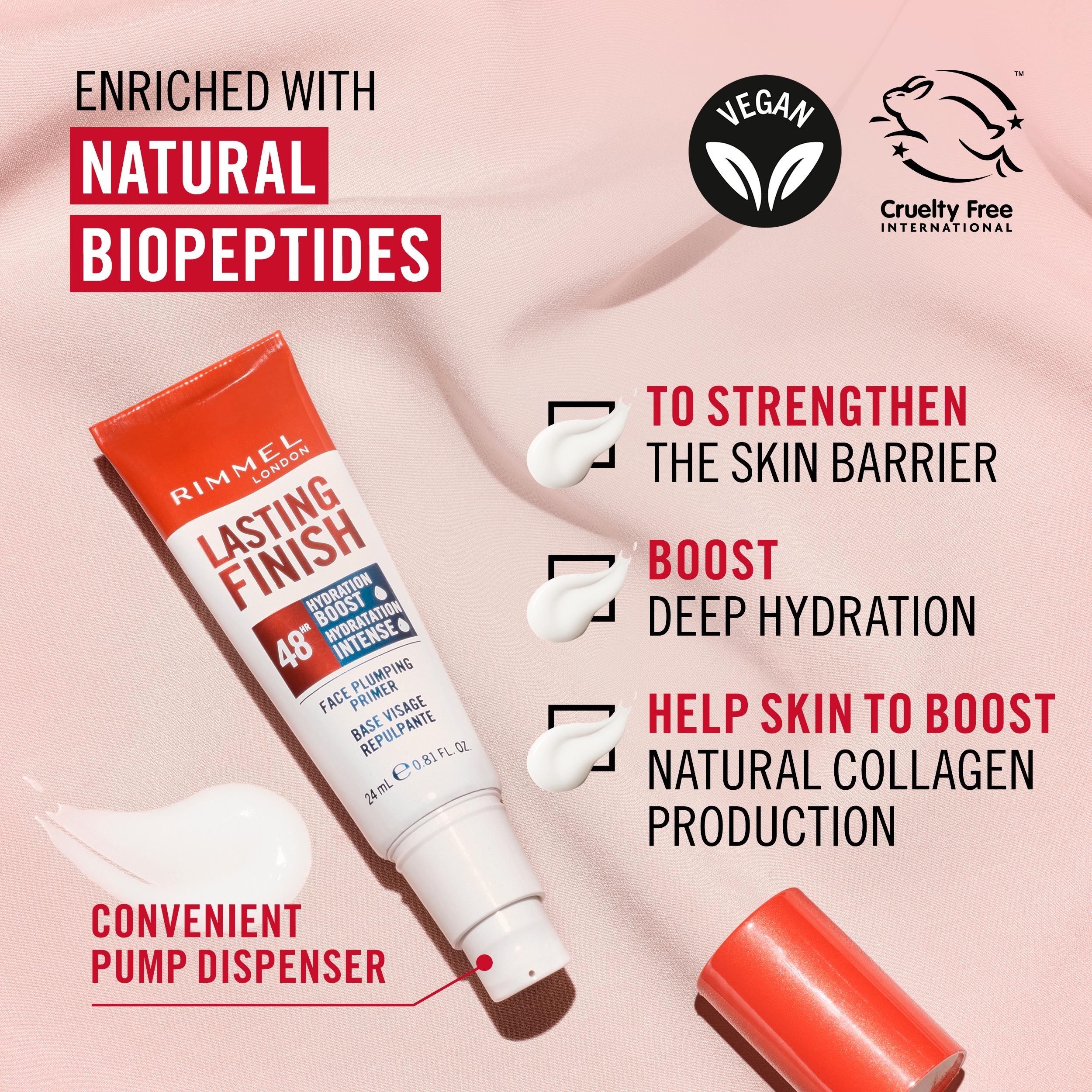 Rimmel London Lasting Finish Hydration Boost Primer, imported from the UK