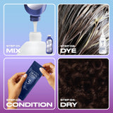 Clairol semi permanent hair dye Darkest Brown 300/84, imported from the UK
