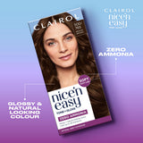 Clairol Nice'N Easy Medium Brown semi-permanent hair dye, imported from the UK