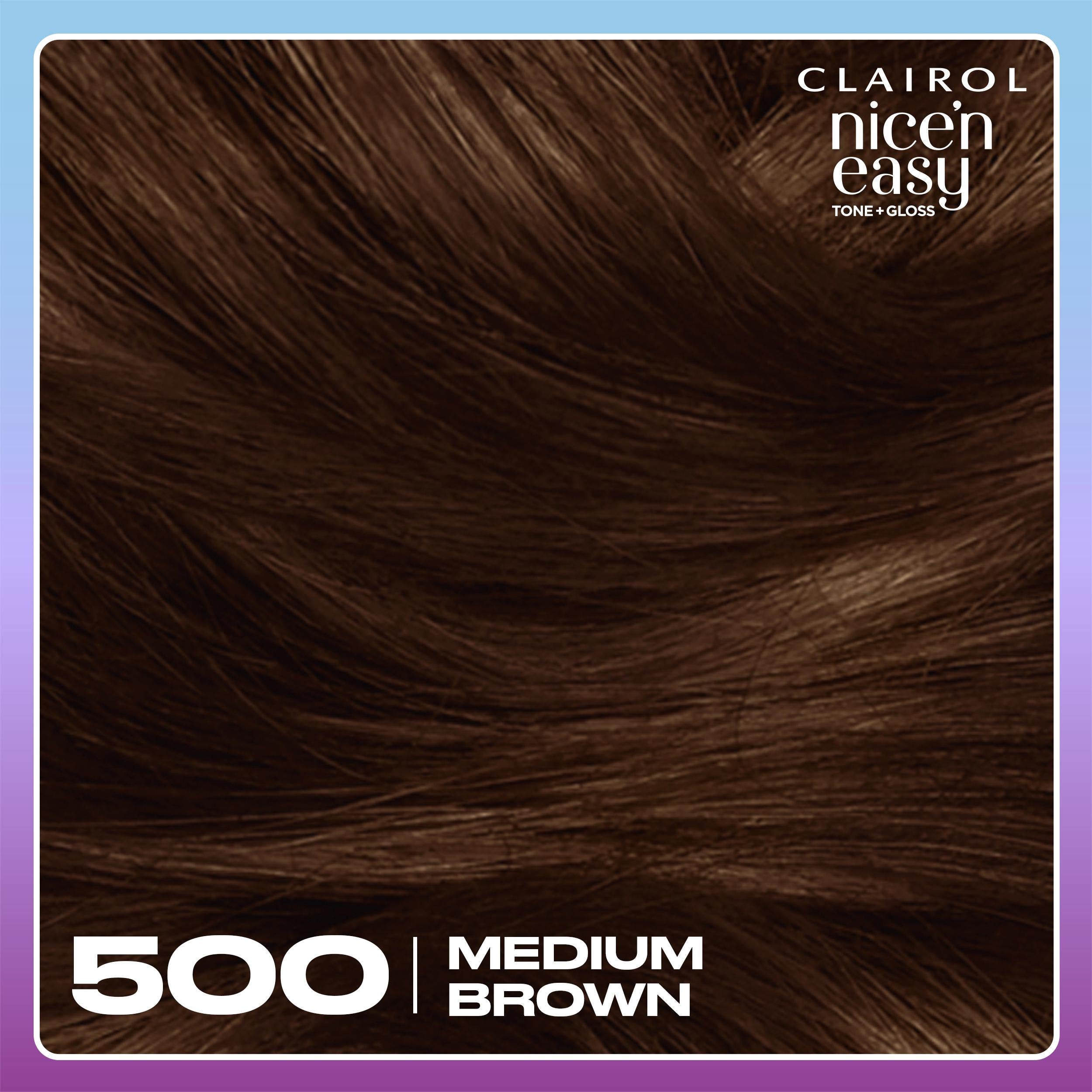 Clairol Nice'N Easy Medium Brown semi-permanent hair dye, imported from the UK