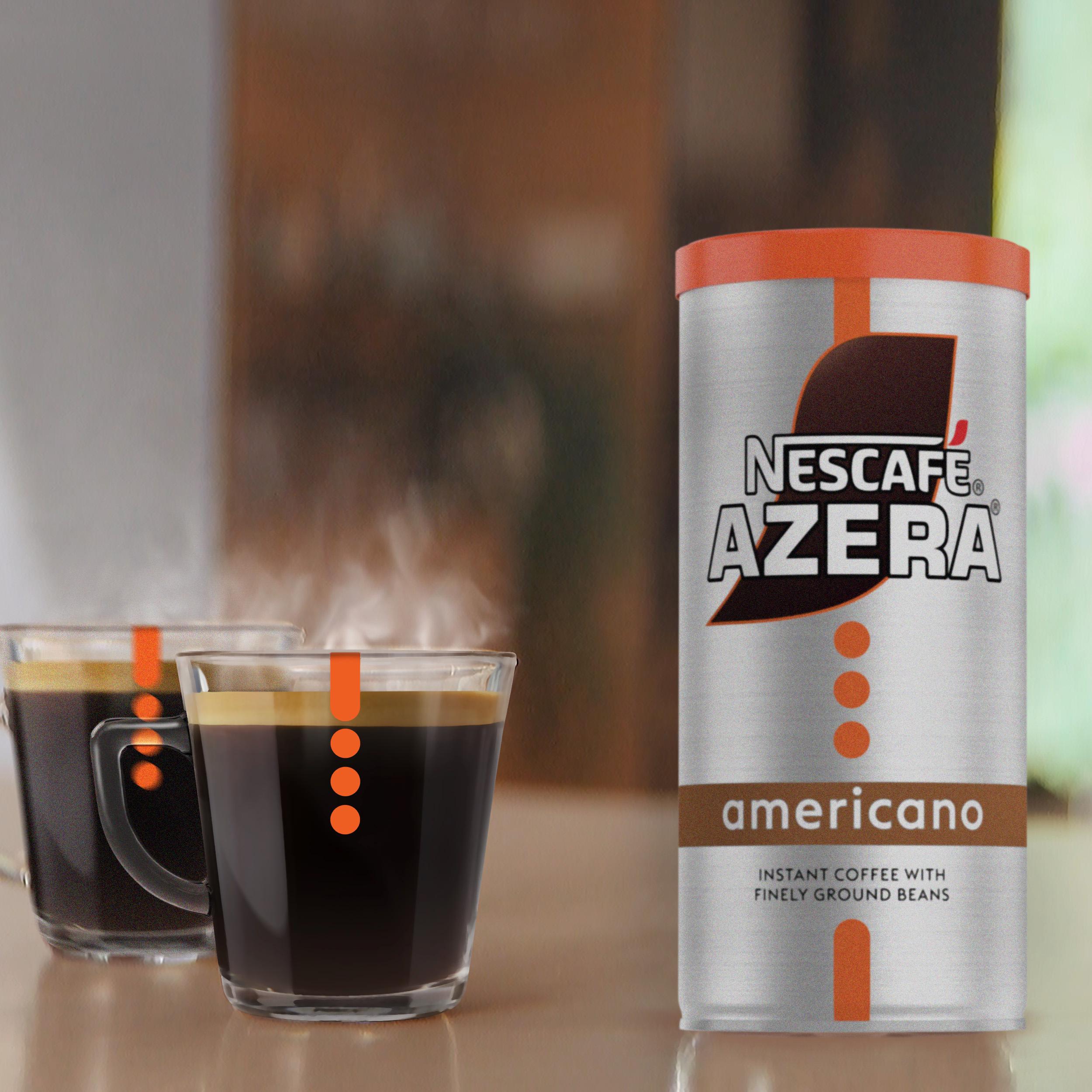 Nescafe Azera Americano instant coffee 140g, imported from the UK
