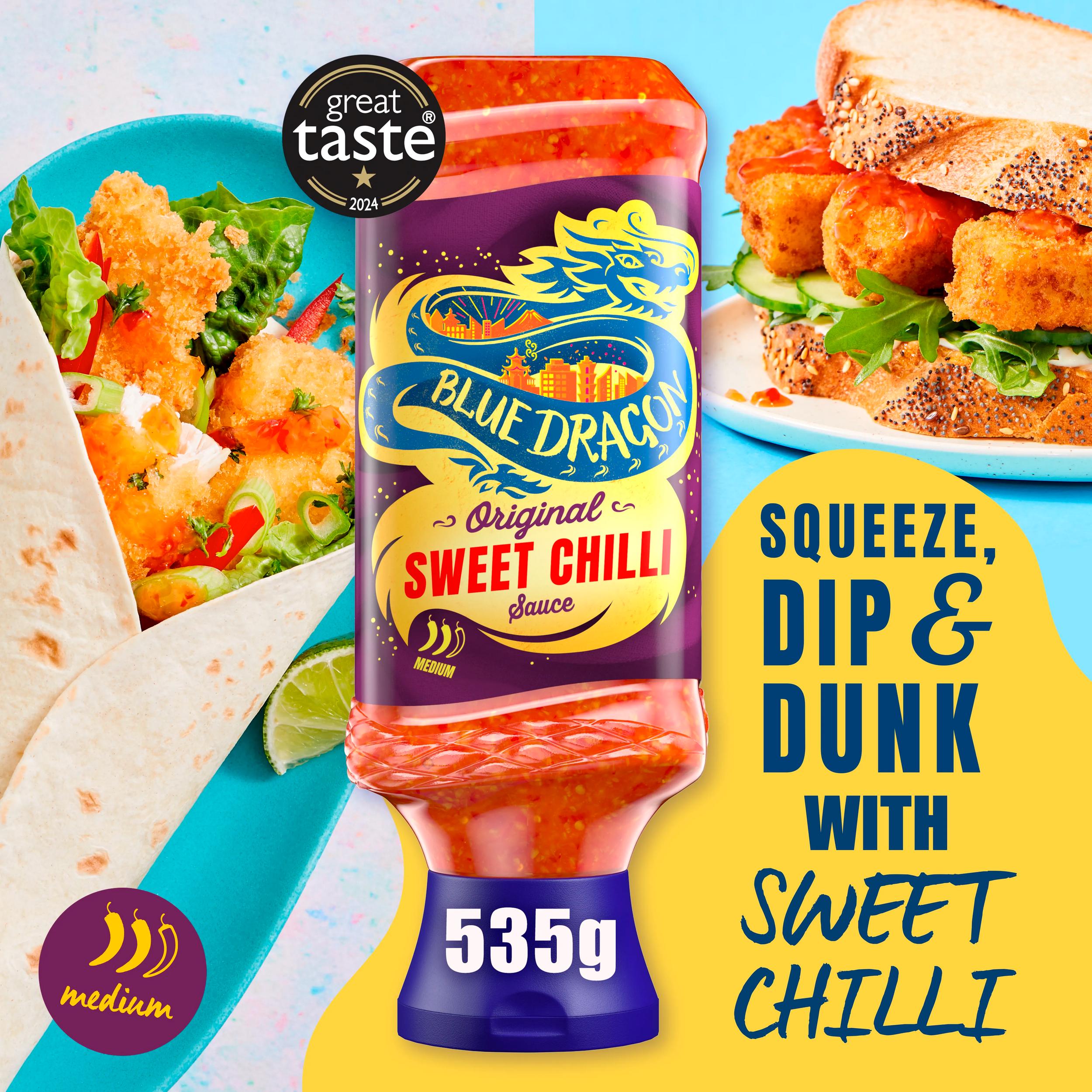 Blue Dragon Sweet Chilli Dipping Sauce 535g - British product