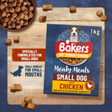 Bakers Meaty Meals small dog dry dog food 1kg, imported from the UK