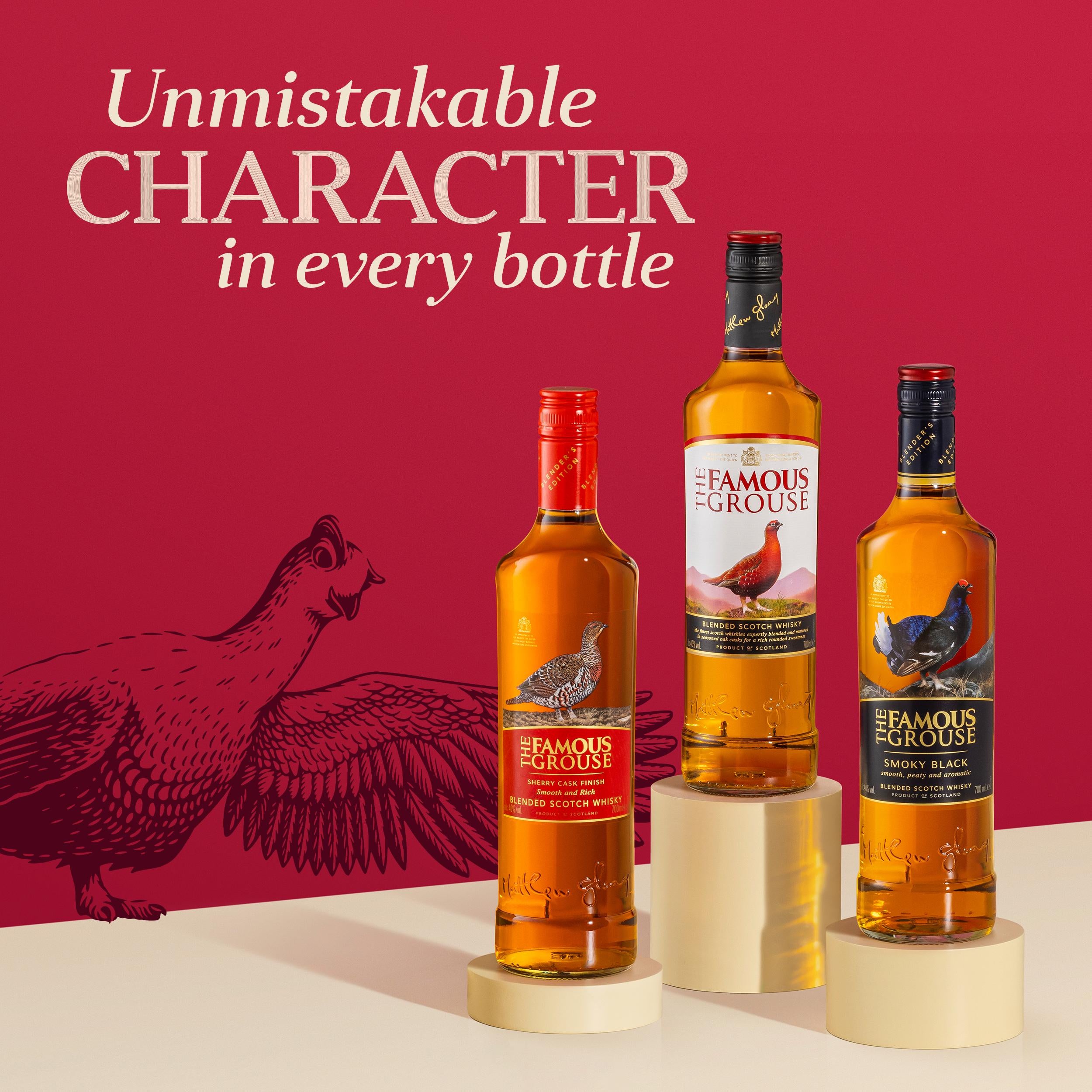 Famous Grouse Finest blended Scotch whisky 1L, imported from the UK