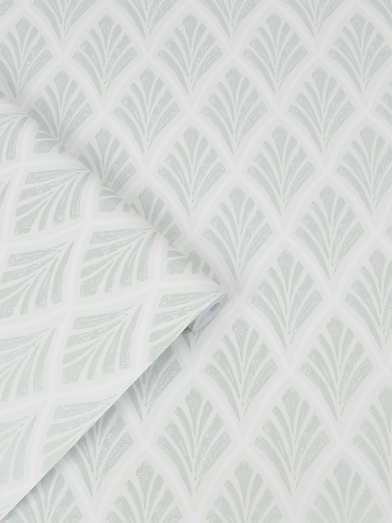 Laura Ashley Duck Egg Florin wallpaper 10m, imported from the UK