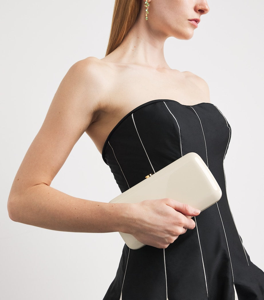 Jeffrey Levinson mirrored Finley clutch bag (British brand)