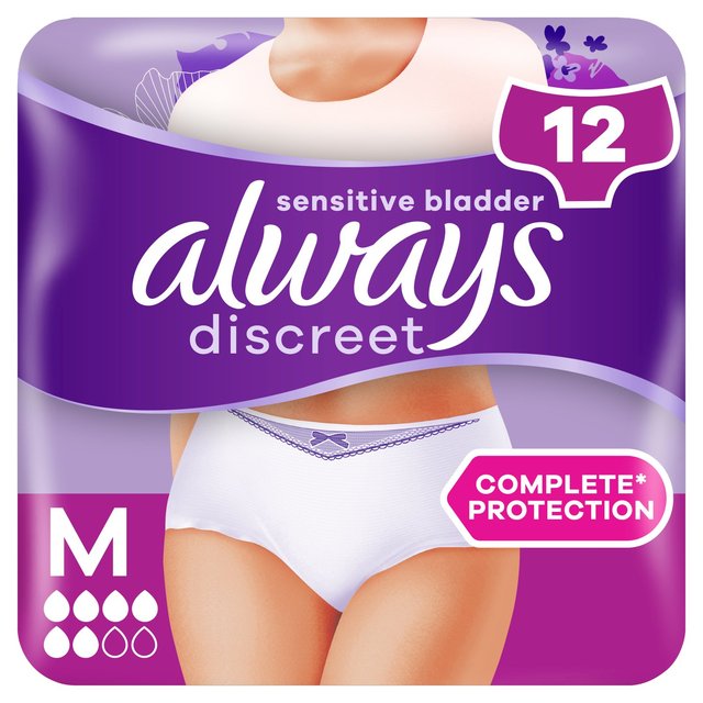 Always Discreet Incontinence Pants M   12 per pack GOODS M&S   