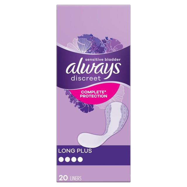 Always Discreet Incontinence Liners Plus   20 per pack GOODS M&S   