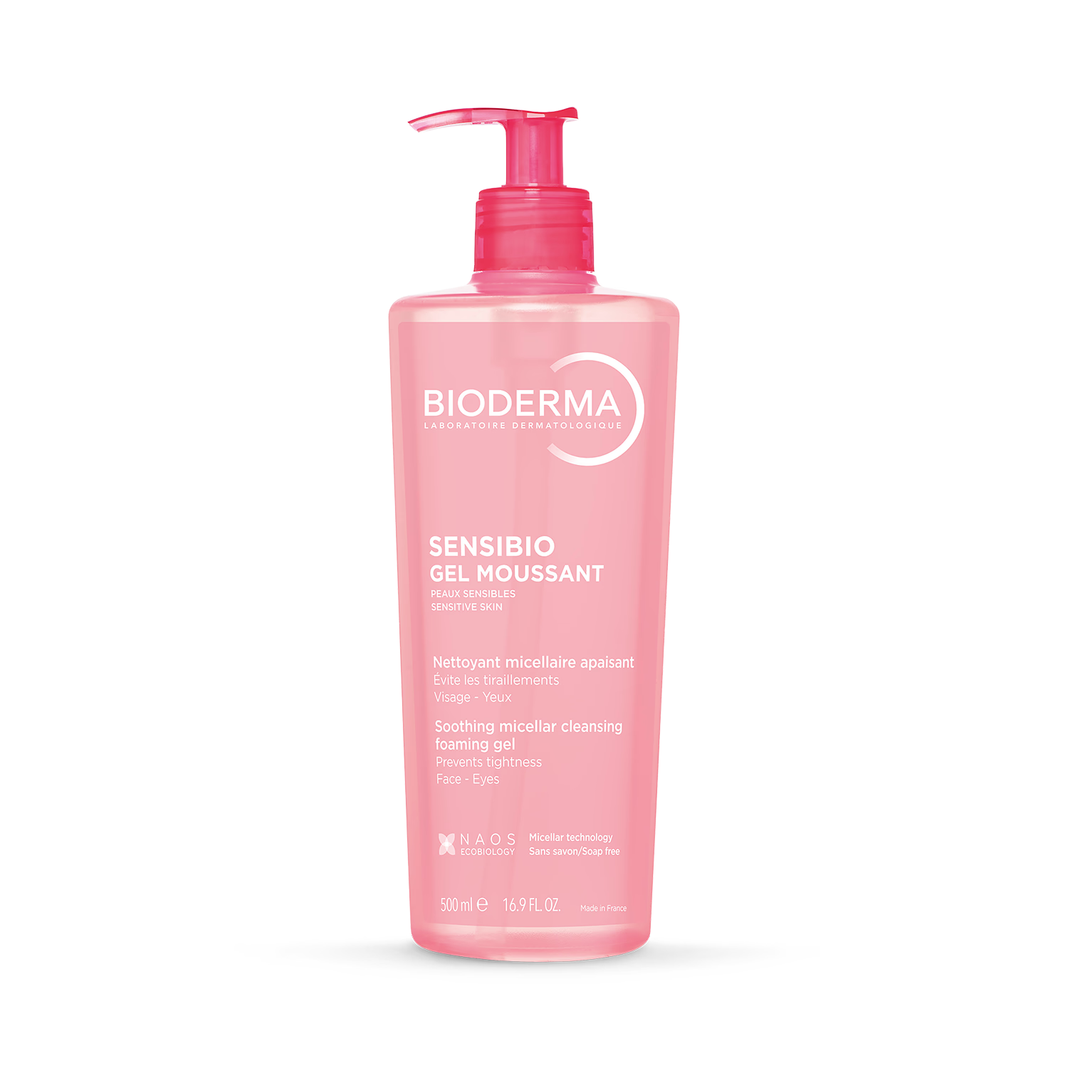 Bioderma Sensibio Foaming Gel face wash 500ml - British product