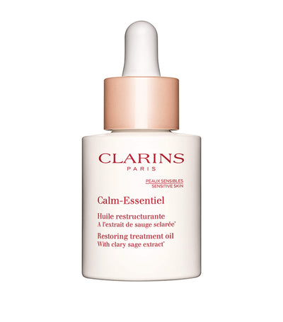 Harrods Clarins Calm-Essentiel Restoring Treatment Oil Face Oil 30ml- Buy online at McGrocer