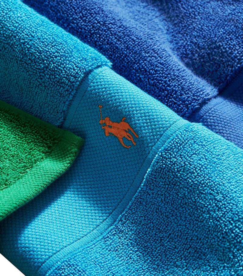 Ralph Lauren Polo Player guest towel 40cm x 75cm, imported from the UK