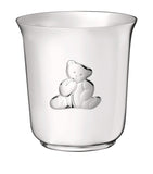 Christofle Charlie Bear silver-plated baby cup 7.5cm - British product