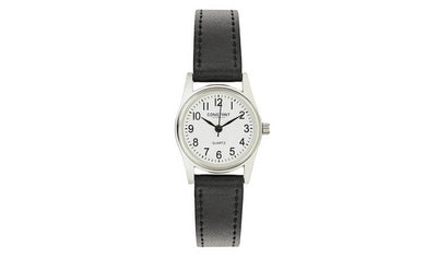 Argos Constant Ladies White Dial Black Strap Watch- Buy online at McGrocer