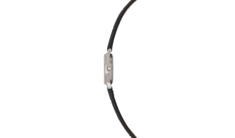 Constant ladies watch with white dial and black strap (British brand)