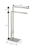 Showerdrape Stamford Double Freestanding Towel Stand 81cm (British brand)