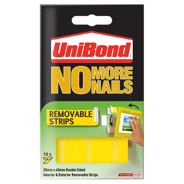 UniBond No More Nails Removable Hanging Strips GOODS M&S   