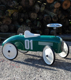 Vilac metal ride-on car retro, imported from the UK