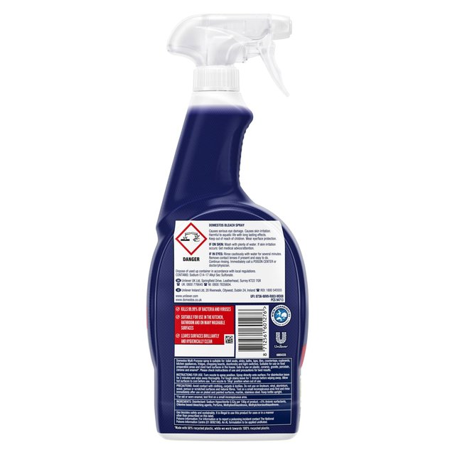 Domestos Bleach Cleaner Spray Multi-Purpose    700ml GOODS M&S   