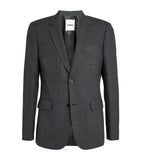 Regular Fit Virgin Wool Overcoat with Notched Lapels