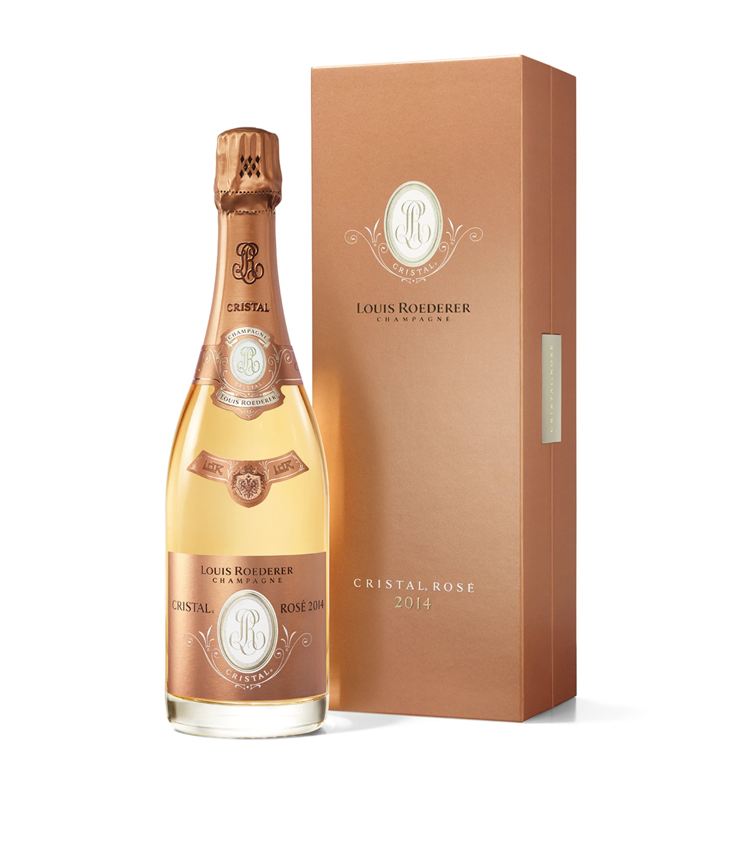 Louis Roederer Cristal Rosé Champagne 2014 75cl, imported from the UK
