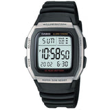 Casio Power LCD digital watch black resin strap (British brand)