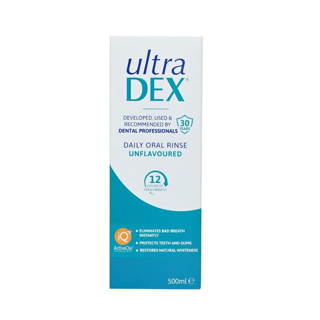 UltraDEX Daily Oral Rinse Unflavoured 500ml   500ml GOODS M&S   