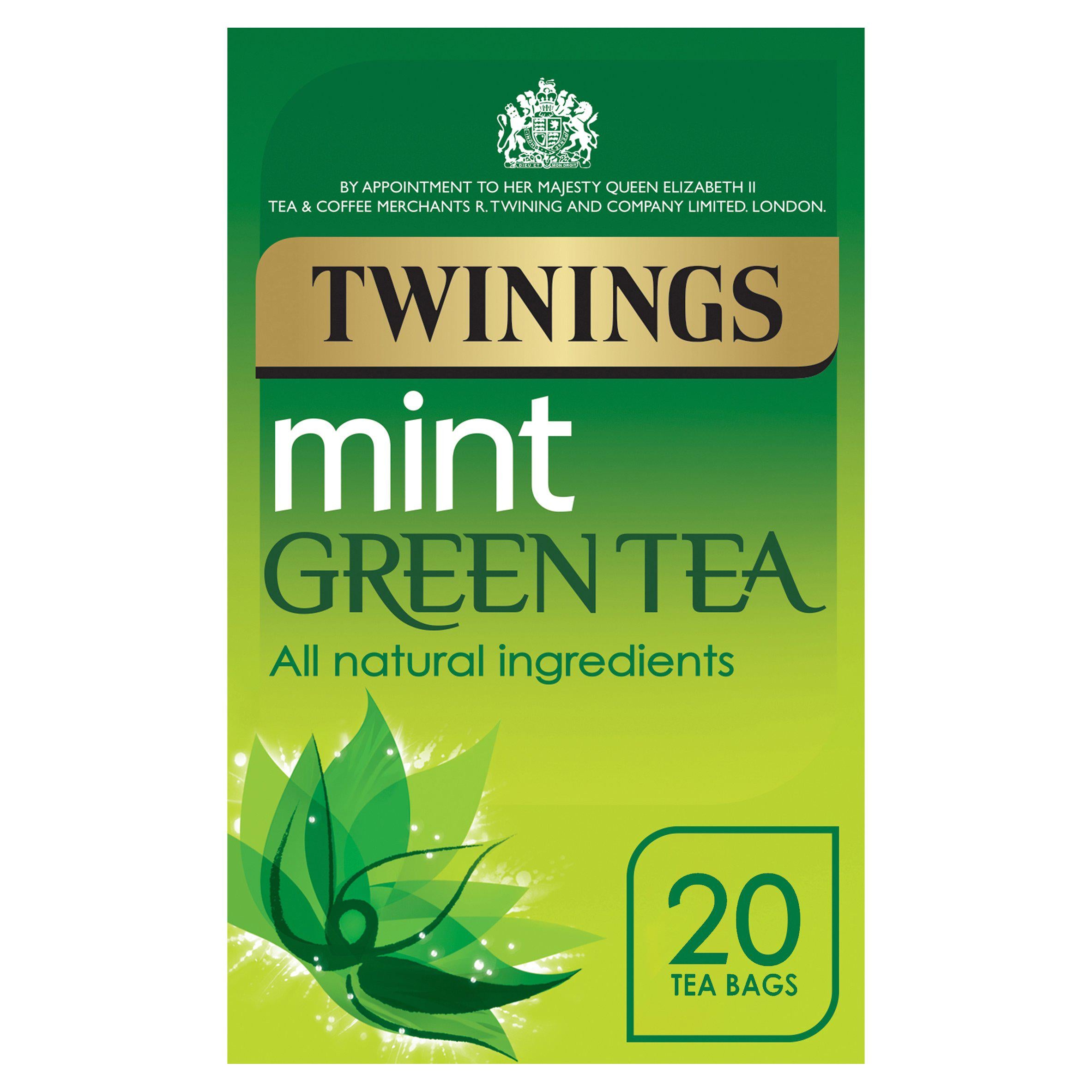 Twinings Mint Green Tea, 20 Tea Bags All tea Sainsburys   