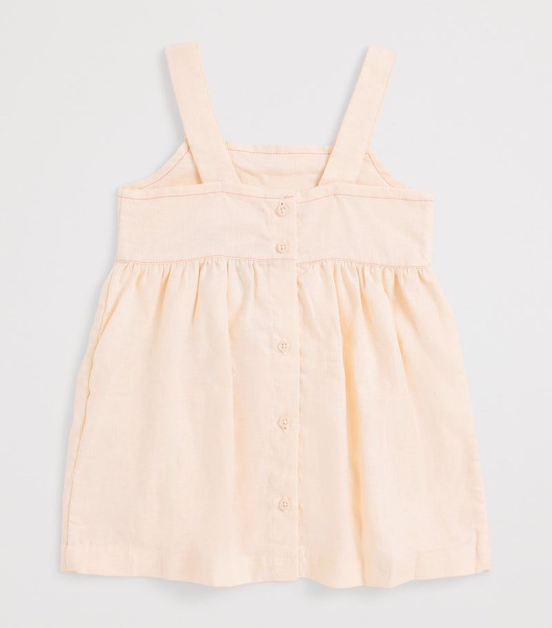 Gingersnaps Linen-Blend Kayla dress 6-36 months, UK version