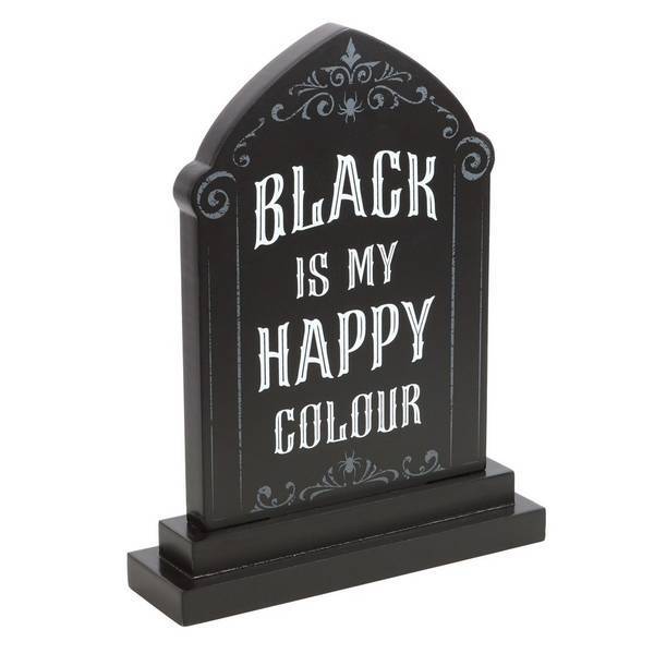 Something Different black standing sign 30.5cm (British brand)