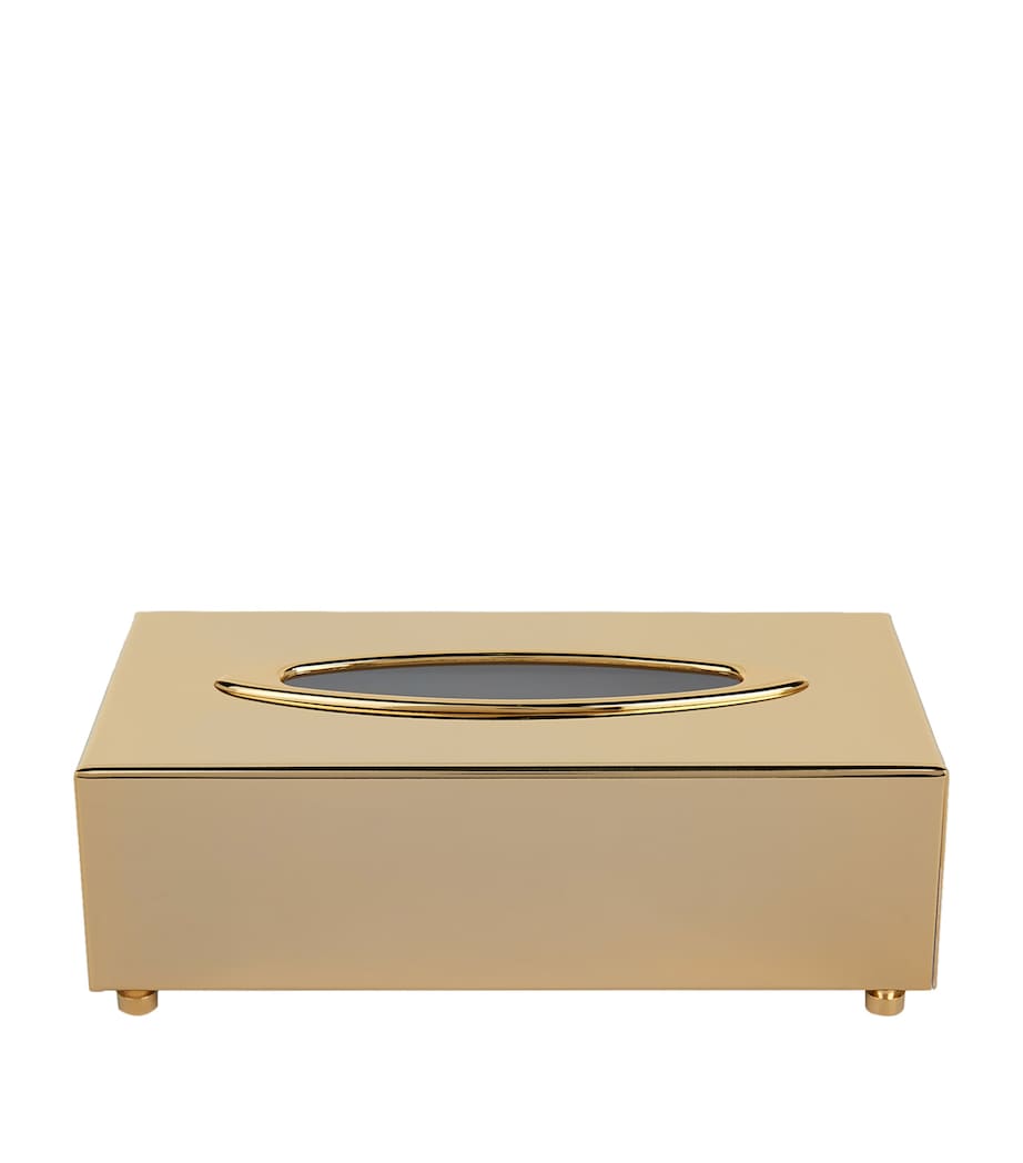 Zodiac gold-plated tissue box (British brand)