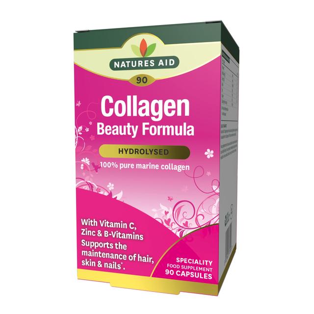 Natures Aid Collagen Beauty Formula Supplement Capsules    90 per pack GOODS M&S   