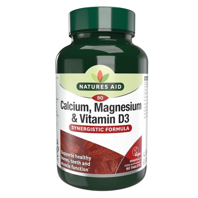 Natures Aid Calcium Magnesium & Vitamin D3 Tablets    90 per pack GOODS M&S   