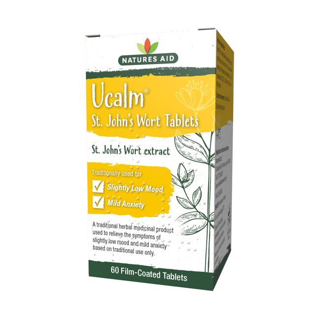 Natures Aid Ucalm 300mg T St John's Wort Extract Tablets    60 per pack GOODS M&S   