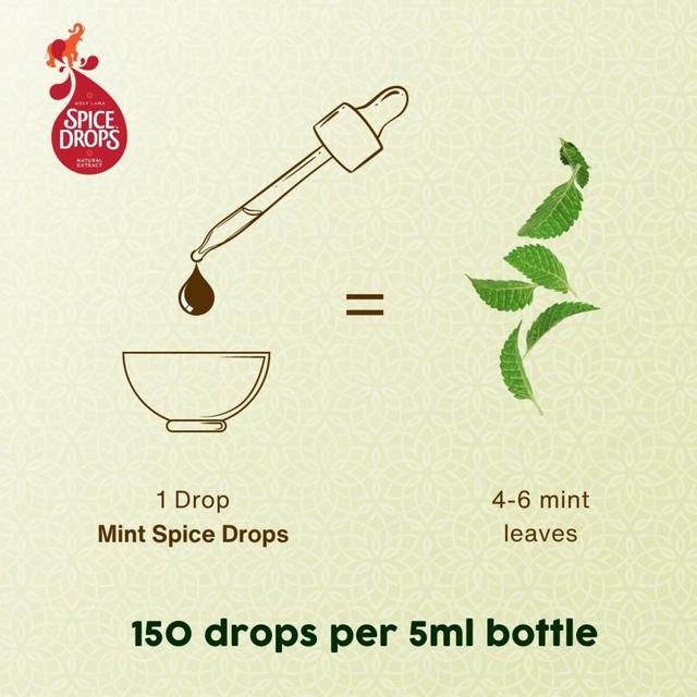 Spice Drops Concentrated Natural Mint Extract   5ml GOODS M&S   