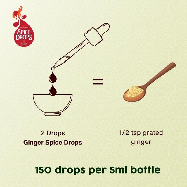 Spice Drops Concentrated Natural Ginger Extract   5ml GOODS M&S   