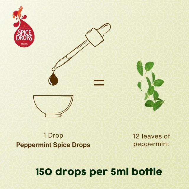 Spice Drops Concentrated Natural Peppermint Extract   5ml GOODS M&S   