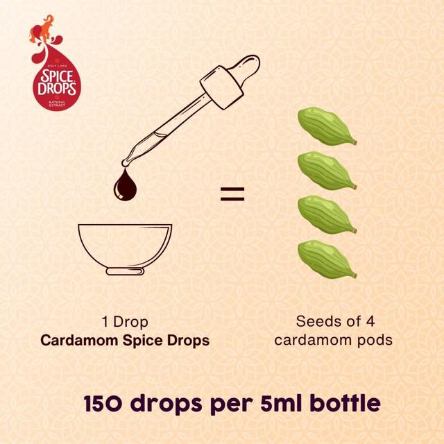 Spice Drops Concentrated Natural Cardamom Extract   5ml GOODS M&S   