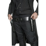 Smiffys western belt and holsters set black adjustable 100cm-112cm, UK version