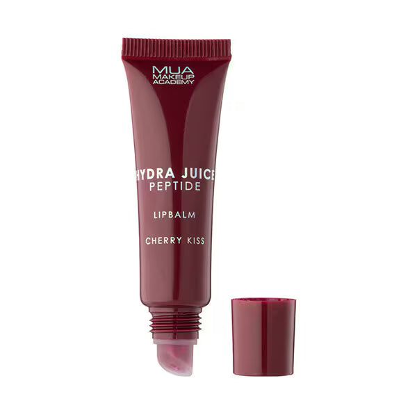 MUA Hydra-Juice Peptide Lip Balm Cherry Kiss 10ml imported from the UK
