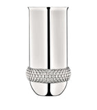 Christofle Silver-Plated Perles Vase 29cm - British product
