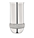 Christofle Silver-Plated Perles Vase 29cm - British product
