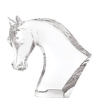 Lalique crystal horse head sculpture 38cm, UK version