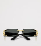 Versace metal VE2291 rectangle sunglasses (British brand)