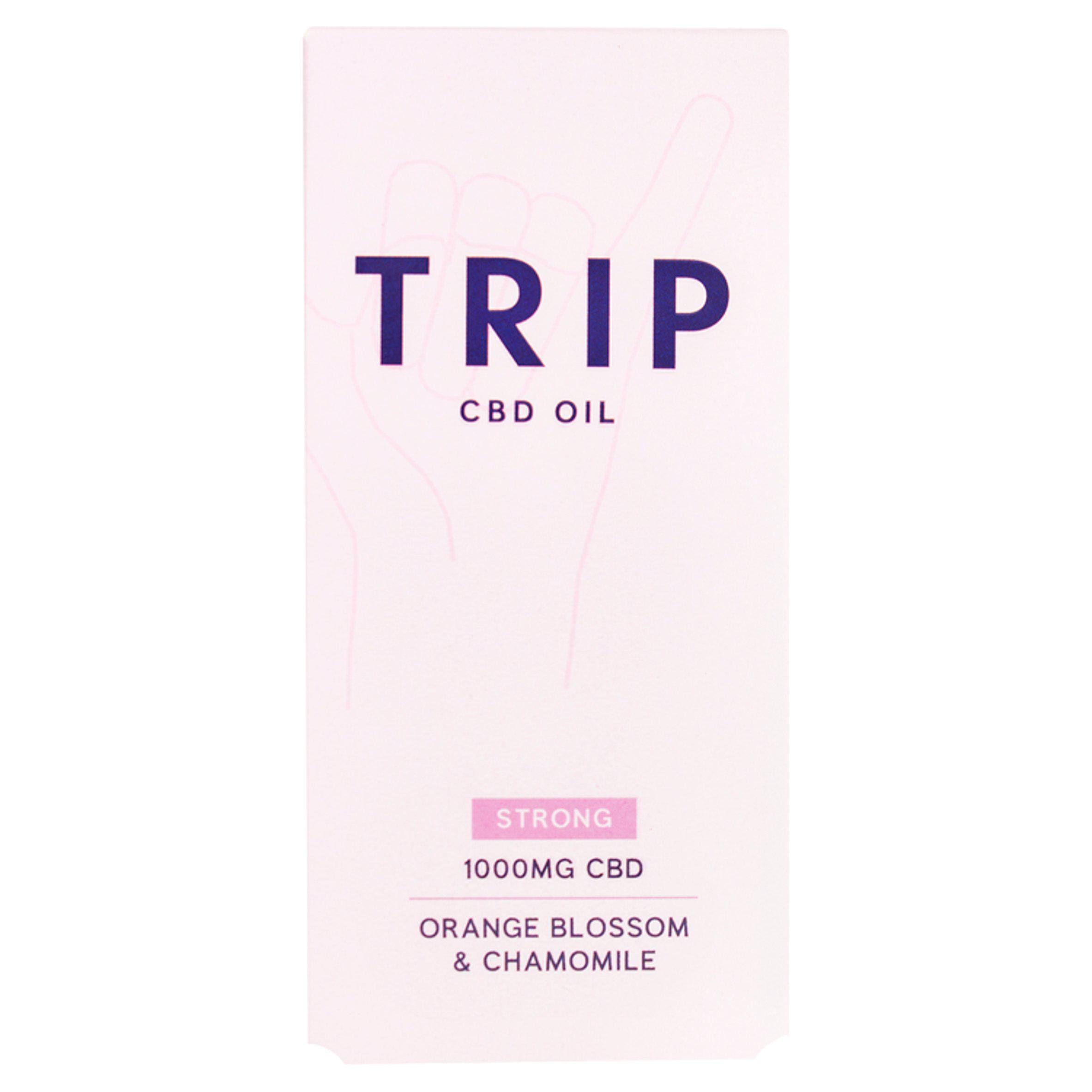 Trip Orange Blossom CBD Oil 1000mg 15ml GOODS Sainsburys   