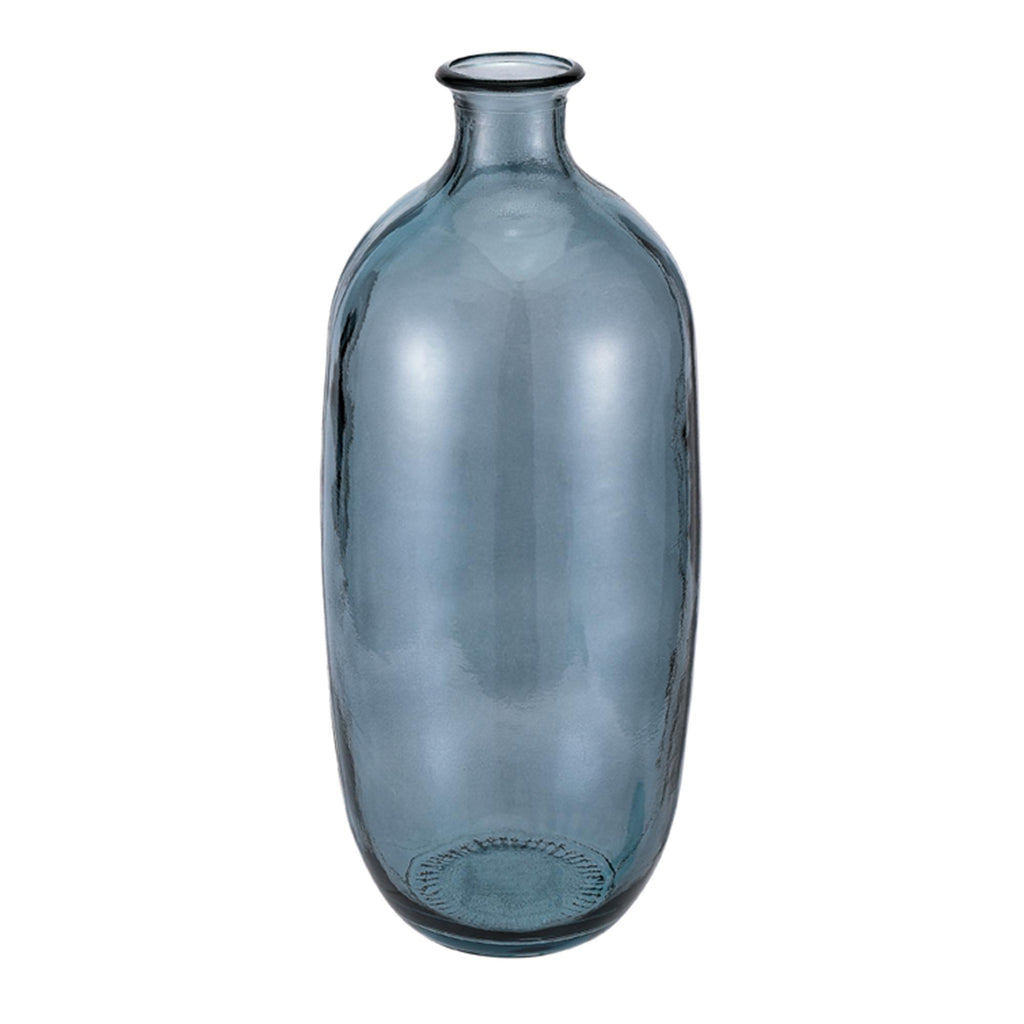 Habitat 31cm Recycled Glass Vase - Green